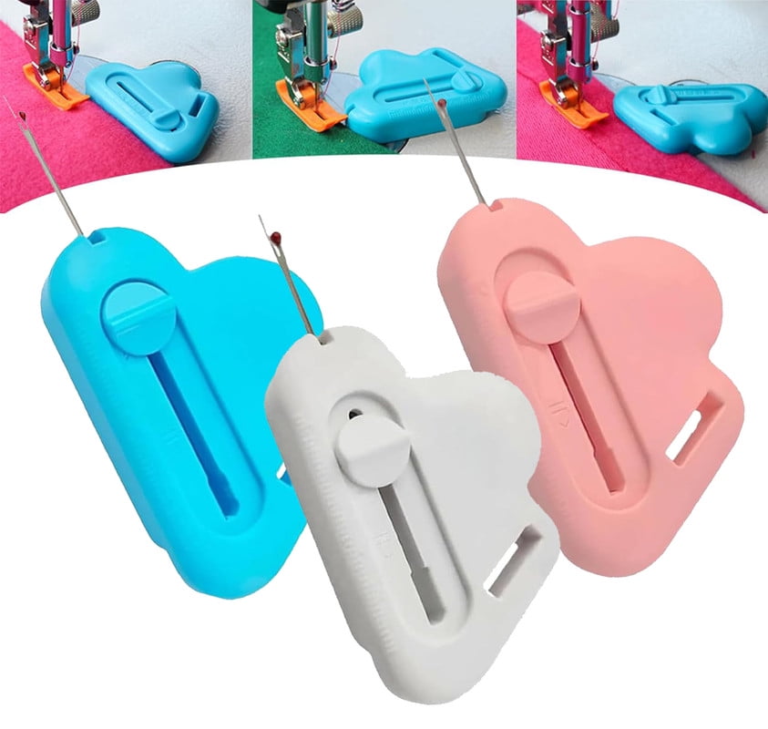 2-in-1 Adjustable Seam Guide with Built-in Seam Ripper,Needle Threader ...