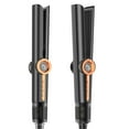 thumbnail image 1 of 2-in-1 Airflow Hair Straightener and Dryer, Professional Ionic Flat Iron for Wet-to-Dry Styling, Frizz-Control Tool with Adjustable Heat & Rotary Control Dial, 1 of 15