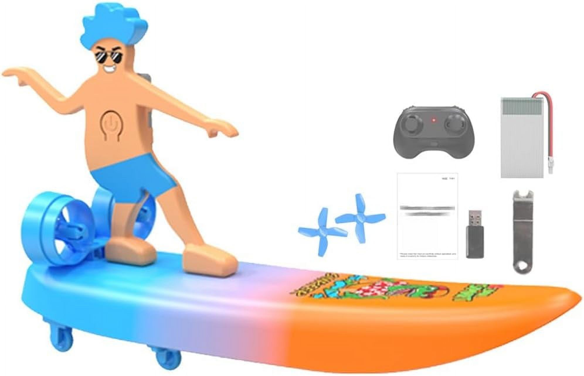 2in1 Amphibious Drifting Remote Control Surfboard, Remote Control