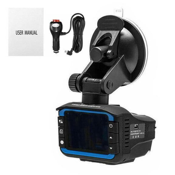 2-in-1 Anti Police Speed Car Recorder, 360 Dash Camera Night Vision