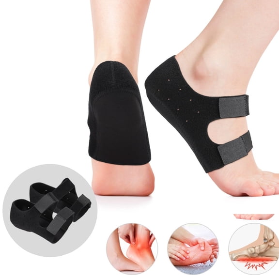 2-in-1 Arch and Heel Support, Heel Arch Cushion Support Pad, Gel Heel Protectors - Heel Cups for Women - Heel Inserts Pads for Dry Cracked Heel Support Cushion