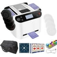 thumbnail image 1 of 2-in-1 Automatic Card Shuffler & Dealer Machine, 4 Remote Controls for 12 Players, 360° & 180° Deal Modes, Electric Casino Shuffler for Home & Professional Use, Blackjack, UNO, Skip-Bo, Phase 10, 1 of 8