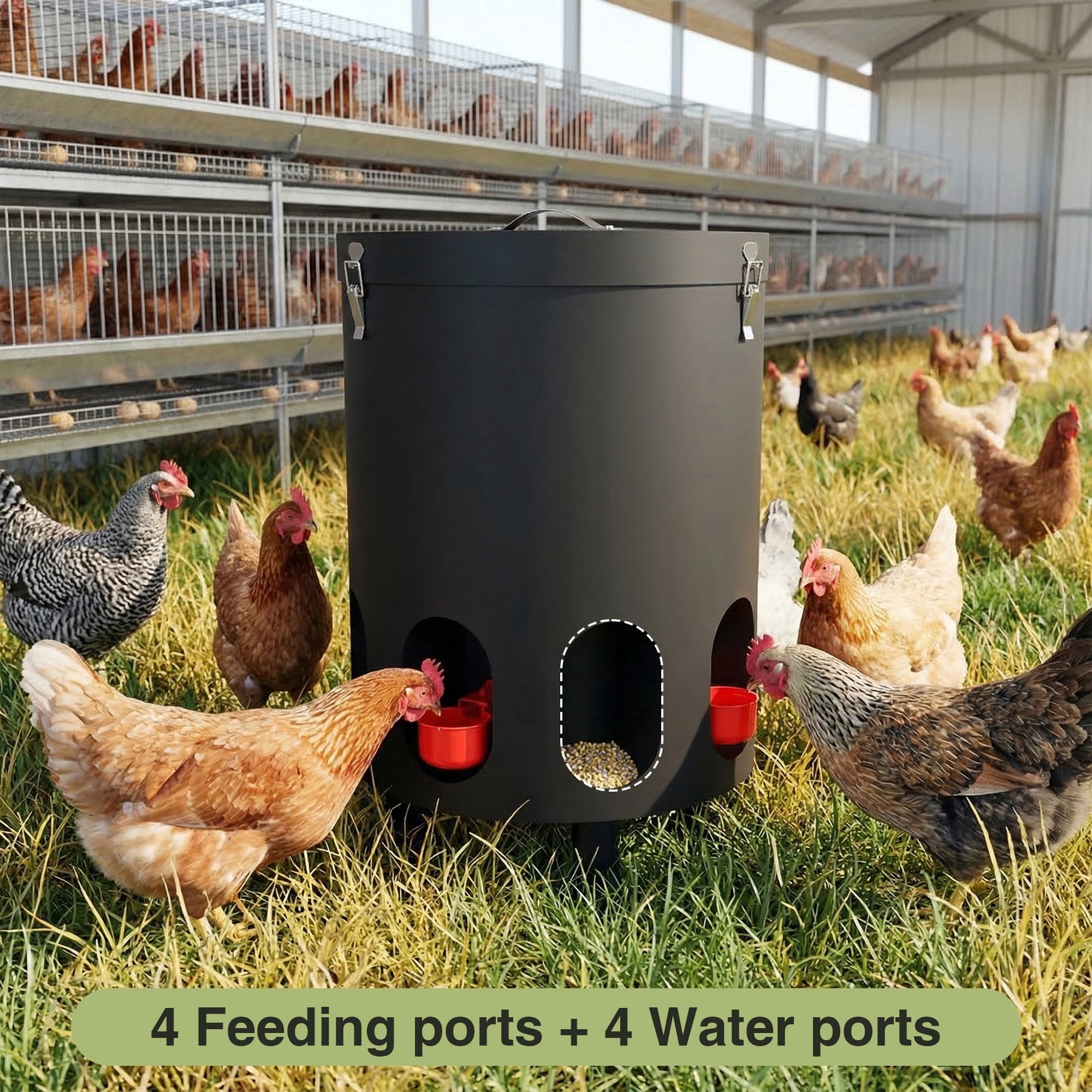 automatic feeder Chicken Backyard Poultry Feeders