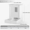 thumbnail image 1 of 2-in-1 Automatic Pet Feeder Waterer with 2K HD Camera Night Vision 5G/2.4G WiFi App Control 176oz Food 123oz Water 2-Week Supply Detachable Washable No Battery, 1 of 8