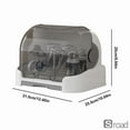 thumbnail image 1 of 2-in-1 Baby Bottle Drying Rack And Storage Organizer With Lid, Large Dust-Proof Drying Station Box With Removable Drip Tray For Baby Bottles, Pacifiers, Breast Pump Parts, Space Saver,GRAY,HOME, 1 of 13