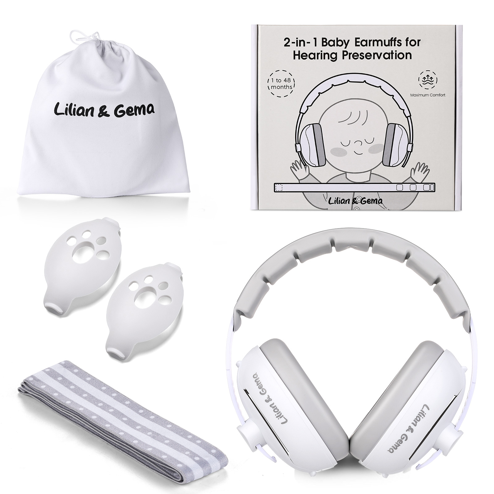 Baby Ear Protection For Babies And Toddlers Noise Reduction Earmuffs - View #5