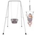 thumbnail image 1 of Semoprus 2-in-1 Baby Jumper and Swing, Indoor&Outdoor Baby Swing for 6-24 Months Infant Toddler, Gray, 1 of 8
