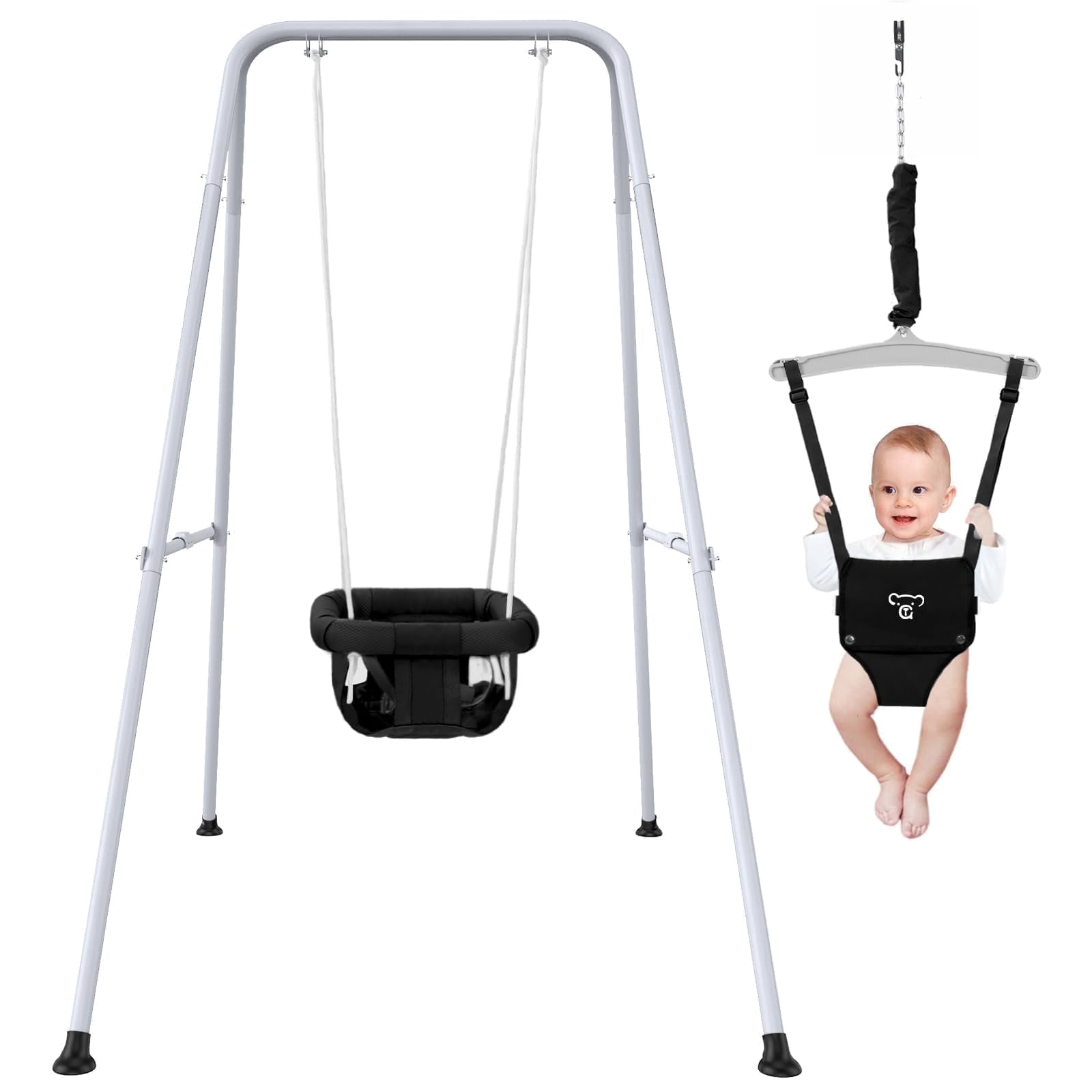 2 in 1 Baby Jumper with Stand for Babies 6-24 Months, Infant