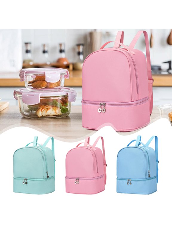 2-in-1 Backpack Travel Backpack & Insulated Lunch Bag - Backpack For School & Travel ,Water Abrasion, Padded, & Large CompartmentsBackpack