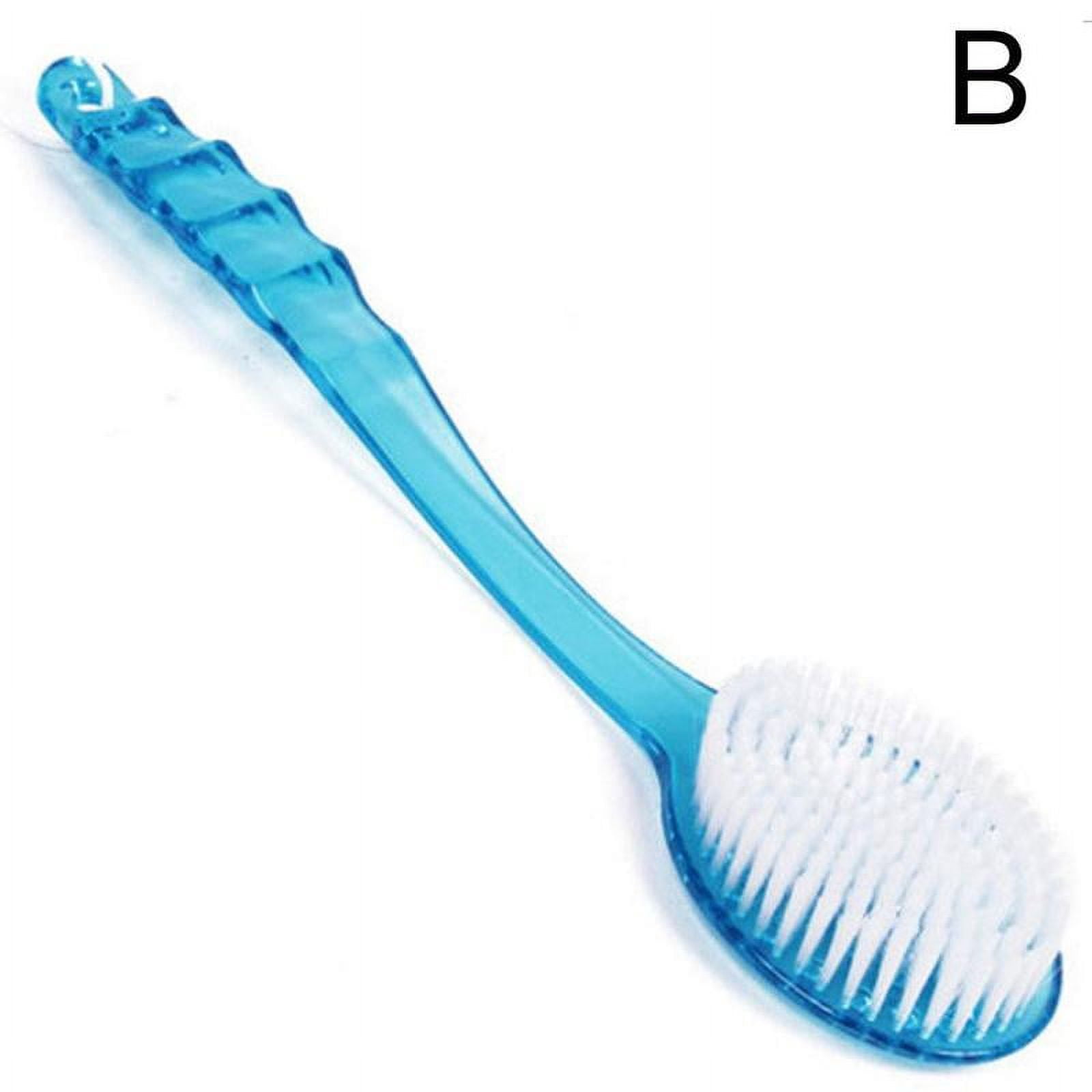 2 in 1 Bath Brush Scrub Skin Massager Shower Back Bath Brush Bathroom ...