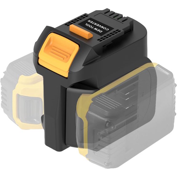 2-in-1 Battery Adapter Compatible with DeWalt 20V Lithium Battery, Cross Power Converter for Power Tools & DIY Projects (Battery Not Included)