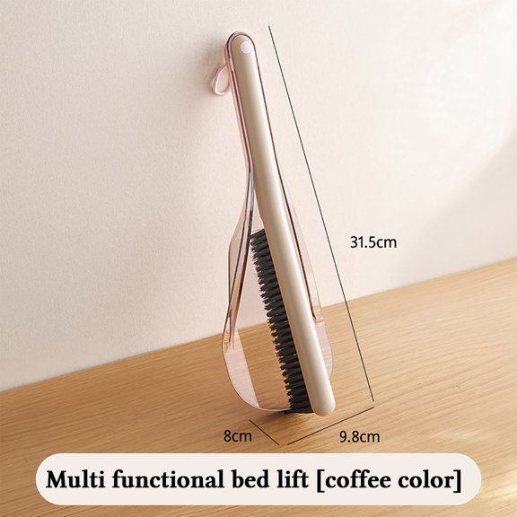 2-in-1 Under Bed Brush - Mattress Lifter & Dust Sweeper for Sofa Cleaning, Extended Handle Tool for Pet Hairs and Allergen Removal, Space-Saving Organizer