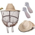 thumbnail image 1 of FUCHEGN Bee Keeping Kit, Beekeeping Veil and Beekeeping Gloves, Protective Gear for Beekeepers, Gifts for Gardeners, Bee Lovers, 1 of 5