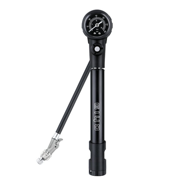 2-in-1 Bike Tire Pump & Shock Pump 300 PSI High Pressure for Rear Shock & Suspension Fork