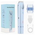 thumbnail image 1 of 2-in-1 Bikini Trimmer for Women, Rechargeable Razor Body Hair Trimmer,Lightweight, Waterproof Wet And Dry Use, Suitable For Bikini Underarms Legs Arms Body Face, 1 of 6