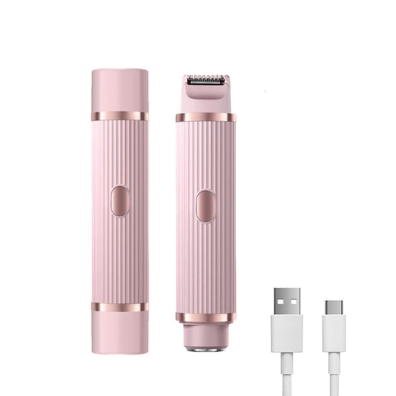2 in 1 Bikini Trimmer for Women Double Head Hair Trimmer Rechargeable for Leg