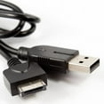 thumbnail image 1 of 2 in 1 Black USB Data Transfer Sync Charger Cable for PS Vita PSVita PSV, 1 of 5