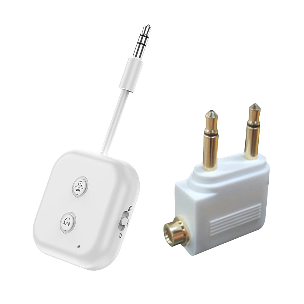 Bluetooth Aux Adapter For Car Ifofo Bluetooth 5.3 Transmitter/Receiver - Dual Audio Adapter For Airplane TVs/Cars (3.5mm AUX To Wireless) Aux Bluetooth Adapter