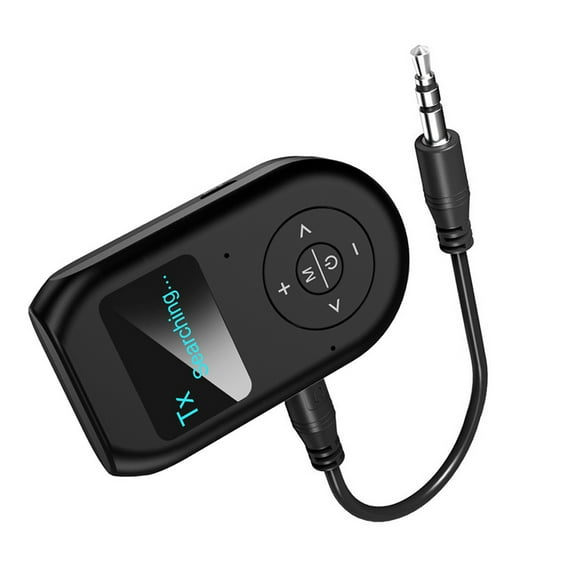 2-in-1 Bluetooth Adapter Send and Receive Audio Wirelessly, Supports TV, Home Stereo, and Cellphones