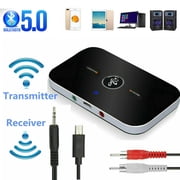 2 in 1 Bluetooth Audio Receiver Transmitter Wireless AUX Receiver HiFi Adapter
