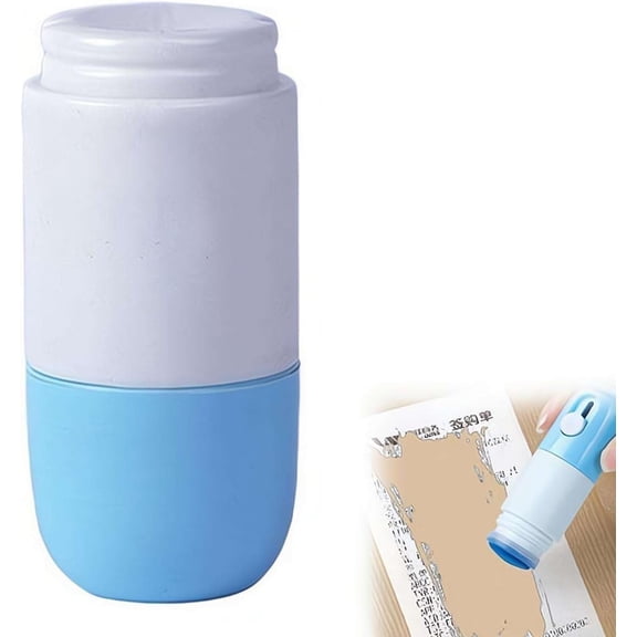 2-in-1 Box Cutter & Thermal Paper Eraser, 2026 New Water-based Thermal Paper Data Eraser Pen with Unboxing Knife for One Smear Printed Text Covering, Hermal Label Correction Marker