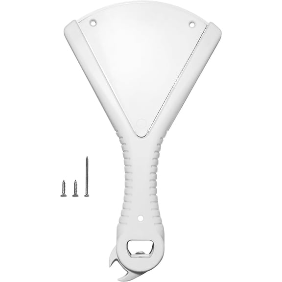 2-in-1 Under Cabinet & Handheld Jar Opener for Weak Hands & Seniors with Arthritis, Easy-Grip Lid & Bottle Opener Fits Any Jar Size, Durable Kitchen Gadget