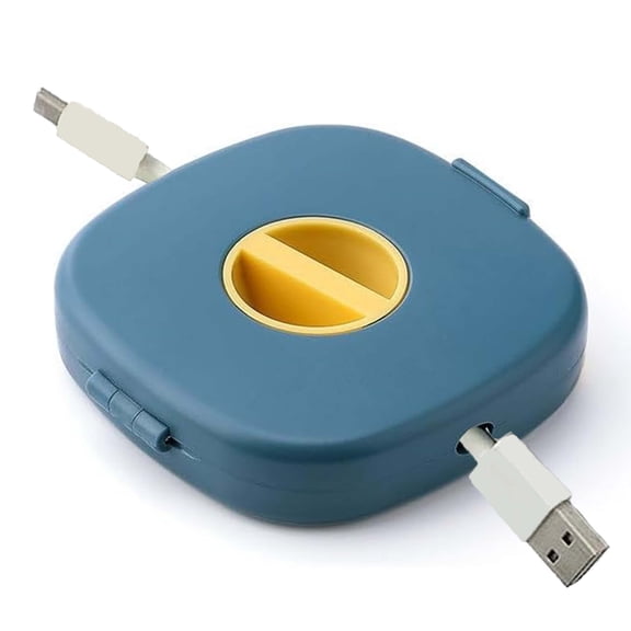 2-in-1 Cable Winder & Phone Stand - Durable Cable Organizer Charging Stand for Earphone, USB & Charging Cables
