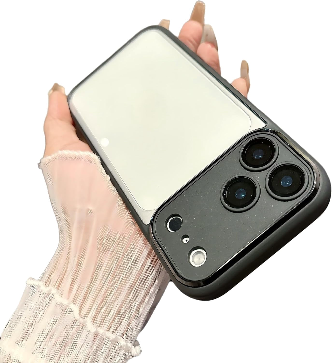 2 in 1 Camera Protection Shockproof Compatible with iPhone Case (iPhone ...