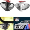 thumbnail image 1 of 2-in-1 Car Blind Spot Mirror Wide Angle Auxiliary Rearview • Adjustable Angle • Universal Fit for SUV, Truck, RV • Collision Reduction Safety Upgrade • Easy Install, 1 of 9