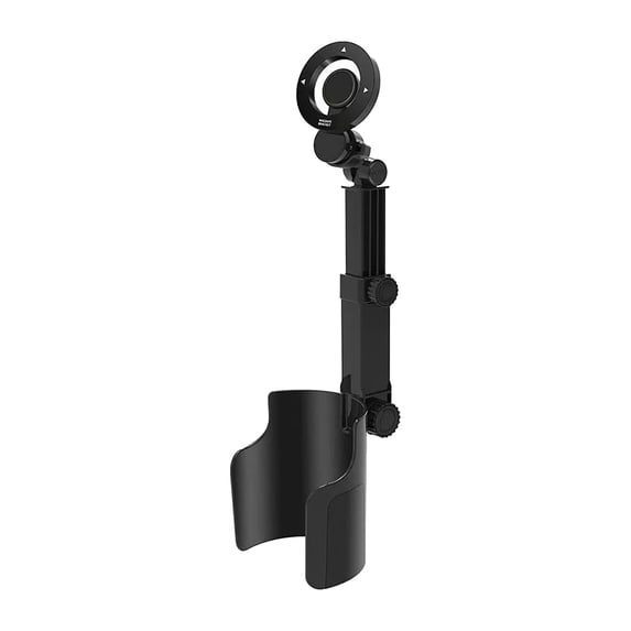 2-in-1 Car Cup Holder Phone Mount 360° Adjustable Expandable Cupholder Expander Phone Holder for Vehicle Desk Treadmill
