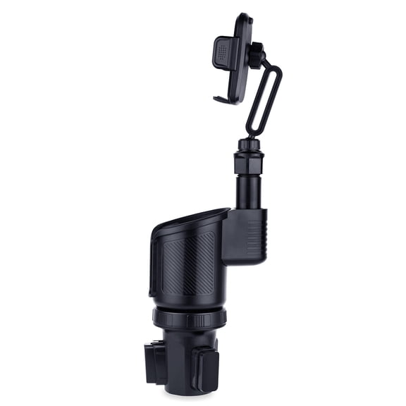 2 in 1 Car Cup Holder and Phone Stand Multifunction Car Cup Holder & Phone Mount Car Spare Part for 4.7 to 7.2 Inch Devices