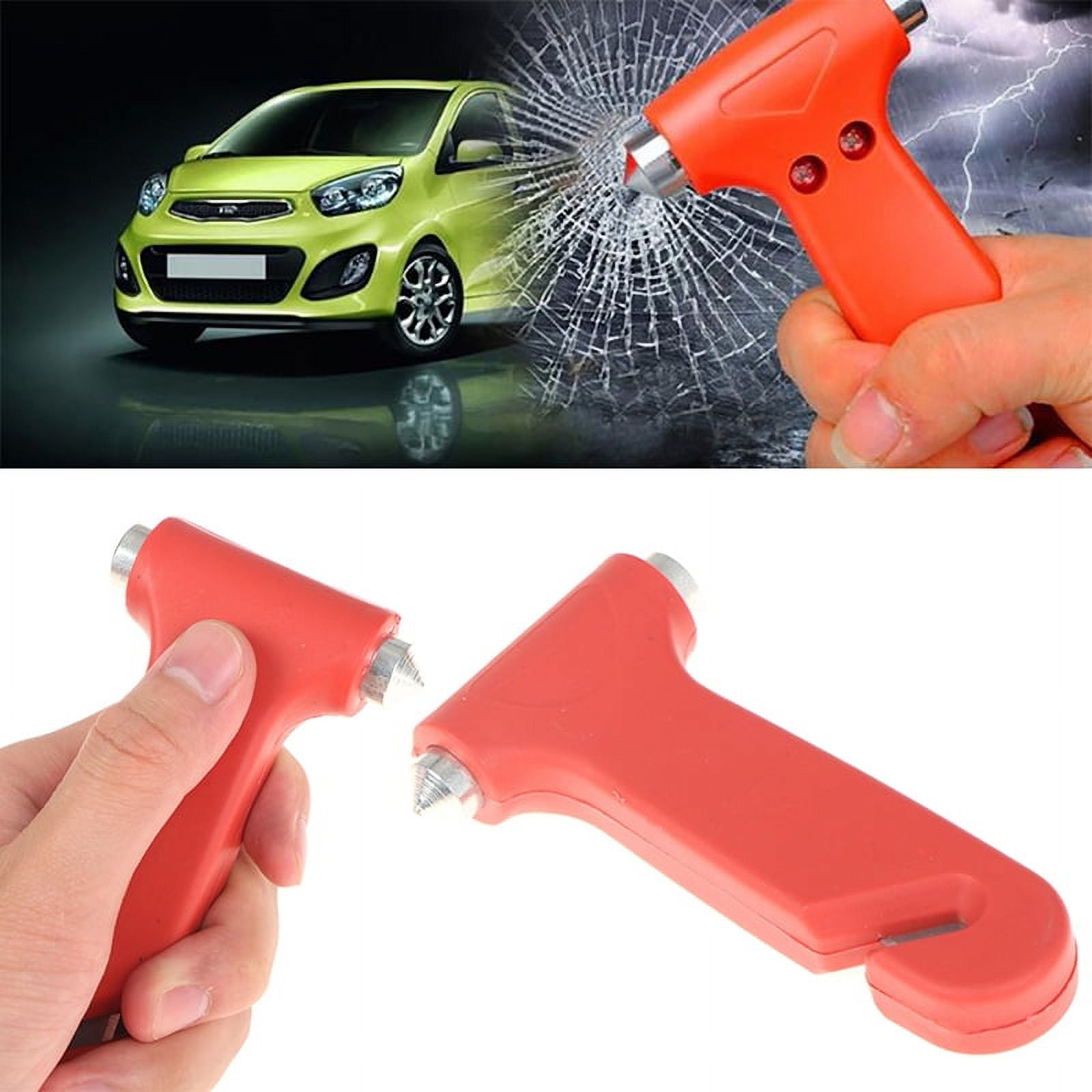 2 in 1 Car Emergency Safety Escape Hammer Glass Window Breaker Belt