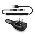 thumbnail image 1 of 2-in-1 Car Home Charger for Samsung Galaxy Tab S6 Lite 10.4" (2022)/(2020)/10.5" (2019) - Coiled USB Cable Micro-USB to USB-C Adapter Charger for Galaxy Tab S6 Lite 10.4" (2022)/(2020)/10.5" (2019), 1 of 7