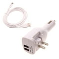thumbnail image 1 of 2-in-1 Car Home Charger for iPhone 15/Pro/Max/Plus - 6ft Long USB-C Cable TYPE-C Cord Travel Power Adapter Charging Wire Folding Prongs for iPhone 15/Pro/Max/Plus, 1 of 7