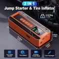 2-in-1 Car Jump Starter & 150PSI Tire Inflator - 12V Jump Box, All-in ...