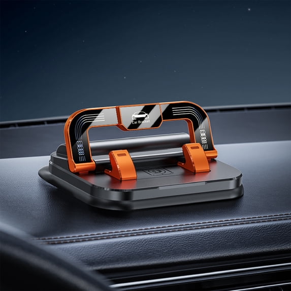 2-in-1 Car Phone Holder with Parking Number, Retractable Dashboard Phone Mount, Hands-Free Cell Phone Stand for Car Dashboard, Strong Adhesive