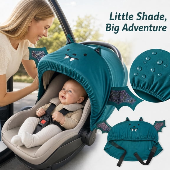 2-in-1 Car Seat Stroller Sunshade Canopy Adjustable Design For Family Travel Outdoor Walking Protection Weather Accessories