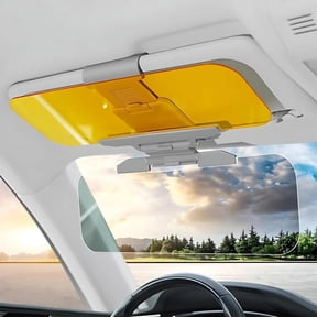 2-in-1 Car Sun Visor Extender, Anti-Glare Day/Night Driving Sunshade, HD UV Protection Windshield Visor, Adjustable Universal Fit for Cars SUVs Trucks