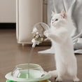thumbnail image 1 of 2-in-1 Cat Interactive Toy Ball Track with Food Dispenser, Spring Feather Teaser & Bells for Indoor Cats, Puzzle Enrichment Toy Reduces Boredom E, 1 of 3