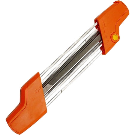 2 in 1 Chainsaw Sharpener for 3/8" Saw Chain,Easy File Chain Saw Sharpener Tool