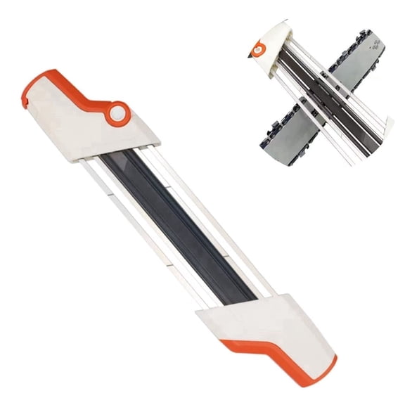 2 in 1 Chainsaw Sharpener for 3/8" Saw Chain, File Diameter 13/64'' Easy File Chain Saw Sharpener Tool