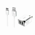 thumbnail image 1 of 2-in-1 Chargers for Blackberry Aurora,Q10,Z10,DTEK50,Priv,Leap,Classic,9720,9310 (Curve),9360 (Curve),9810 (Torch 4G) (White) - 2.1Ah Travel Charger Adapter + USB Charging Cable, 1 of 3