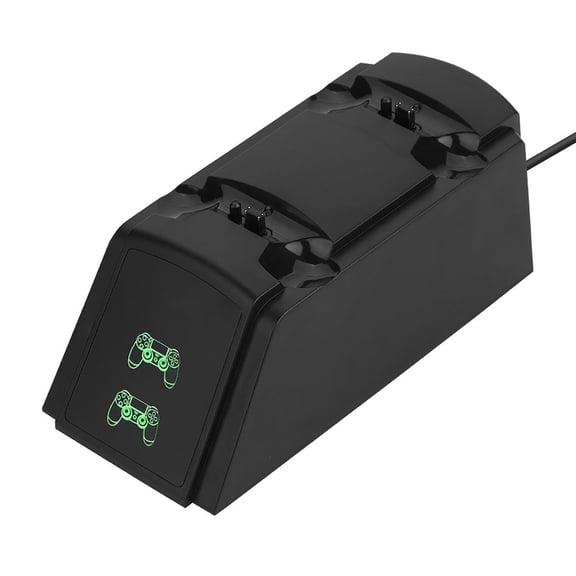 2 in 1 Charging Dock Station for PS4 Controller, Dual Charger Stand with LED Indicator
