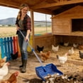 thumbnail image 1 of 2-in-1 Chicken Poop Scooper & Rake,Heavy Duty Telescopic Scooper for Chicken Coop Cleaning,Durable Sand Sifting Litter Shovel for Chicken Coops & Small Farm Animals, 1 of 6