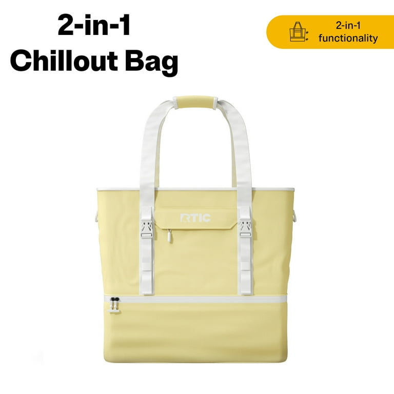 2 in 1 Chillout Bag for Camping and Beach Outdoor Storage Carrier with Cooler Compartment and Mesh Pocket Sunlight Walmart