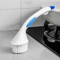 thumbnail image 1 of 2 in 1 Cleaning Brush Set with Small Brush for Kitchen Bathroom Bedroom Grooves Scrub Brush for Cleaning Supplies(Blue),Hulucky, 1 of 8