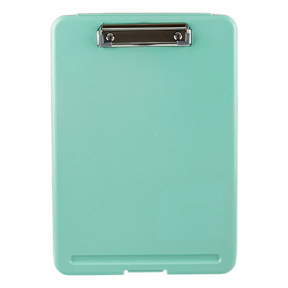 2-in-1 Clipboard with File Storage Case Portable Document Organiser Waterproof File Folder for Hospital Nurse Doctor