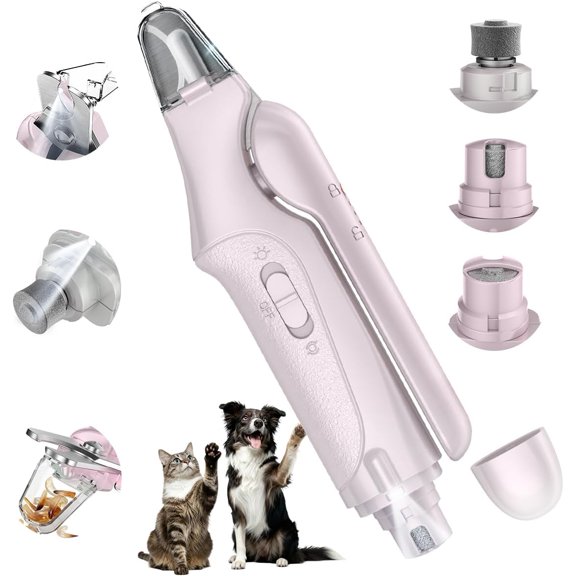 2-in-1   Clippers &   Clippers Trimmers for Large Medium Small Dogs Cats Claw Trimmer Quick Sensor and Safety Guard USB Rechargeable with 2 LED Lights Dogs  Trimmer