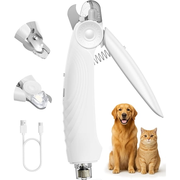 2-in-1 Clippers & Trimmers for Small Medium Large Dogs Cats Pets with ...