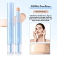 thumbnail image 1 of 2-in-1 Concealer & Foundation Pen, Dual-Effect Long Lasting Brightening Makeup for Dark Circles Acne Marks Spots.(Skin Tone Beige), 1 of 6